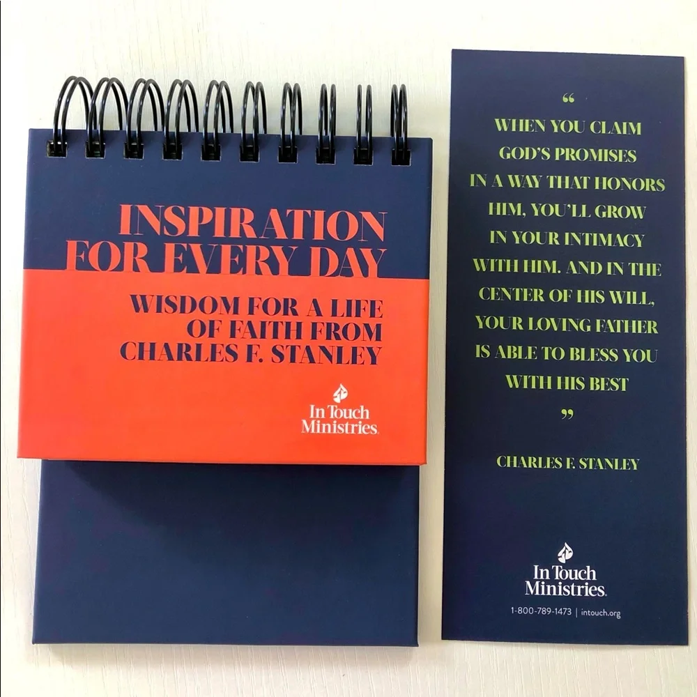 Perpetual calendar inspirations by Dr. Charles Stanley for Every day easel 384pg